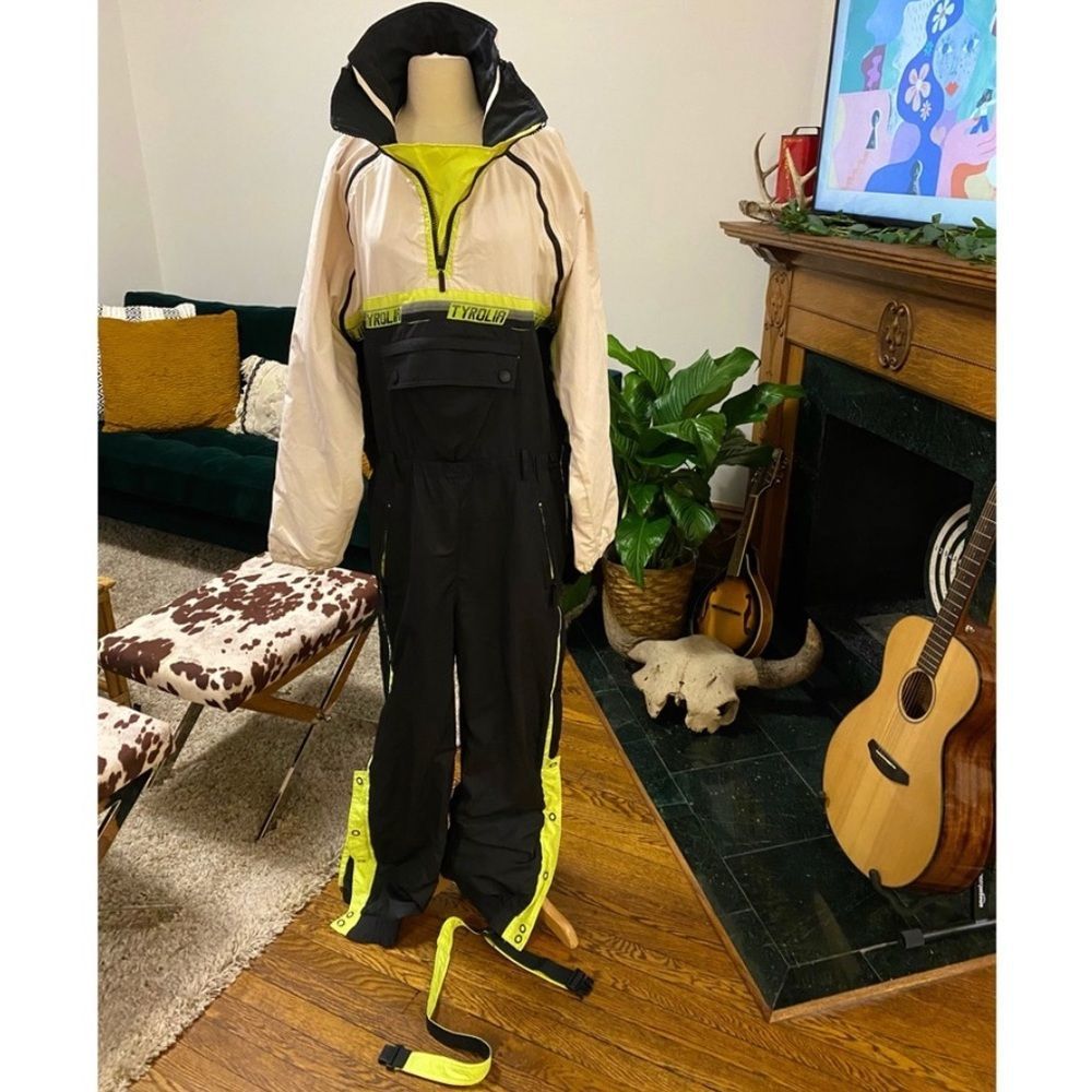 Insanely Rad Vintage 80s 90s Tyrolia Neon Ski Snowboard Winter Sports Suit - Picture 9 of 16